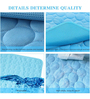 Alexis- Large Blue Fabric Cooling Mat
