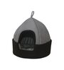 Temple Hut- Small Grey & Black Fabric Pet Hut