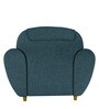 Petal 1 Seater Sofa in Ink Blue Colour