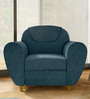 Petal 1 Seater Sofa in Ink Blue Colour