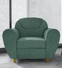 Petal 1 Seater Sofa in Sea Green Colour