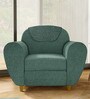 Petal 1 Seater Sofa in Sea Green Colour