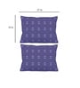 Blue Geometric Cotton 18 x 27 Inches Pillow Covers (Set of 2)