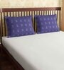 Blue Geometric Cotton 18 x 27 Inches Pillow Covers (Set of 2)