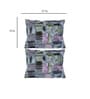 Blue Abstract 300TC Cotton 18 x 27 Inches Pillow Covers (Set of 2)