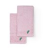 Petal Pink Bamboo and Cotton Solid 600 GSM Face Towels (2 Pc)