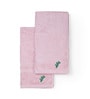 Petal Pink Bamboo and Cotton Solid 600 GSM Face Towels Pack of 2