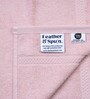 Petal Pink Bamboo and Cotton Solid 600 GSM Face Towels Pack of 4