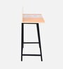 Petals Hum Metal Writing Table in Yellow Colour
