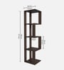 Peter Corner Bookshelf Frosty Wenge Finish