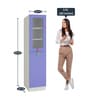 Petite Kid's Bookshelf Cum Storage Cabinet In Persian Lilac Finish