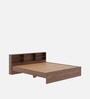 Petra King Size Bed In Columbian Walnut Colour