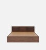 Petra King Size Bed In Columbian Walnut Colour