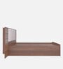 Petra King Size Bed with Hydraulic Storage in Teak Finish
