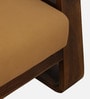 Petra Sheesham Wood 1 Seater Sofa In Light Brown Colour