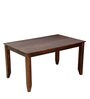 Petra Sheesham Wood 6 Seater Dining Table In Walnut Finish Petra Sheesham Wood 6 Seater Dining Table In Walnut Finish