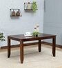 Petra Sheesham Wood 6 Seater Dining Table In Walnut Finish Petra Sheesham Wood 6 Seater Dining Table In Walnut Finish