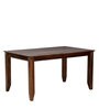 Petra Sheesham Wood 6 Seater Dining Table In Walnut Finish Petra Sheesham Wood 6 Seater Dining Table In Walnut Finish