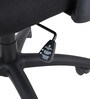 Petrillo Fabric Ergonomic Chair In Black Colour