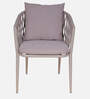 Petunia Metal Outdoor Chair in Grey Finish