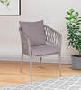 Petunia Metal Outdoor Chair in Grey Finish
