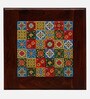 Petunia Sheesham Wood End Table In Honey Oak Finish