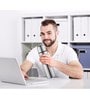 1 Ltr Stainless Steel Vacuum Insulated Bottle In Grey