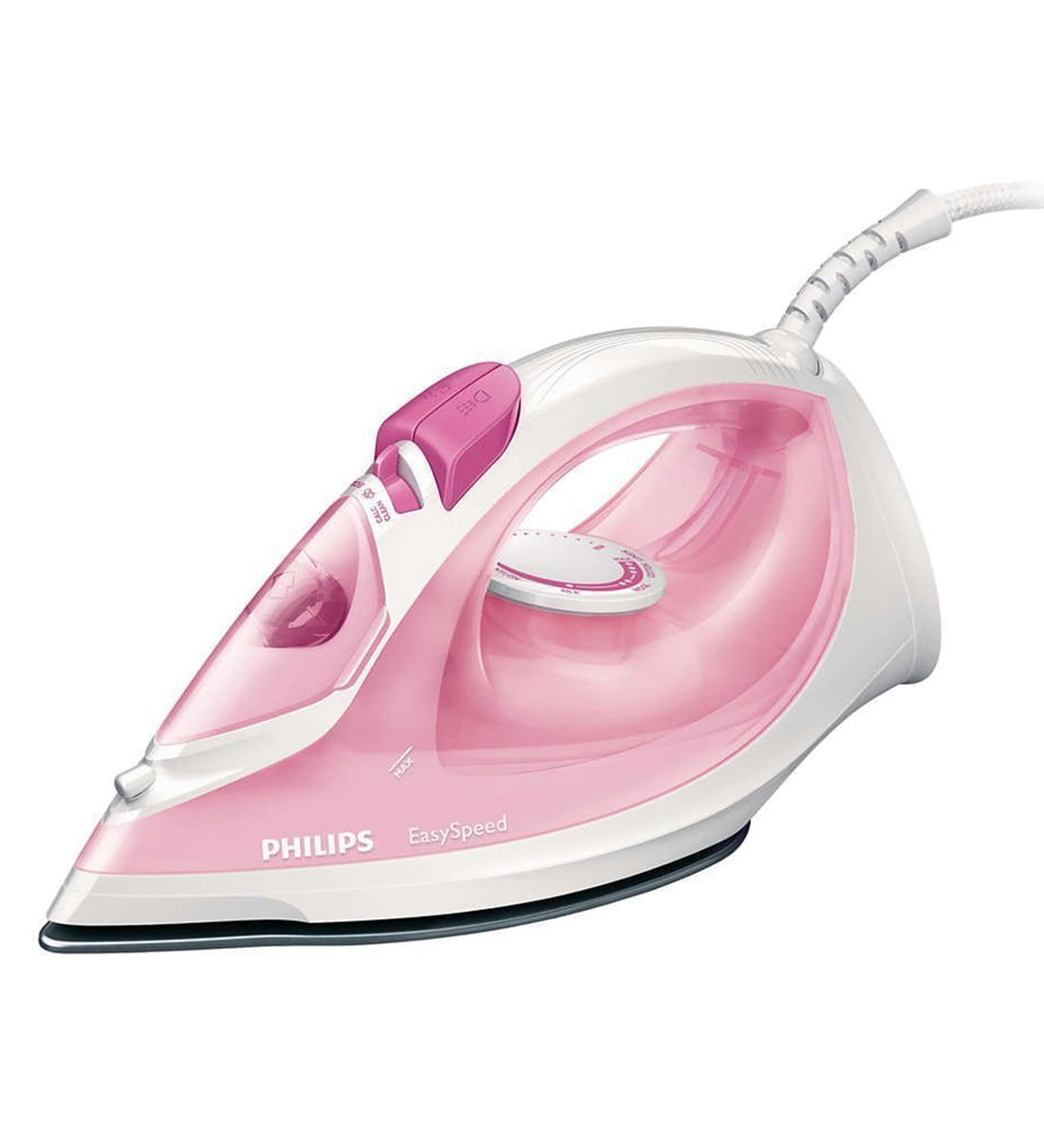 pink steam iron