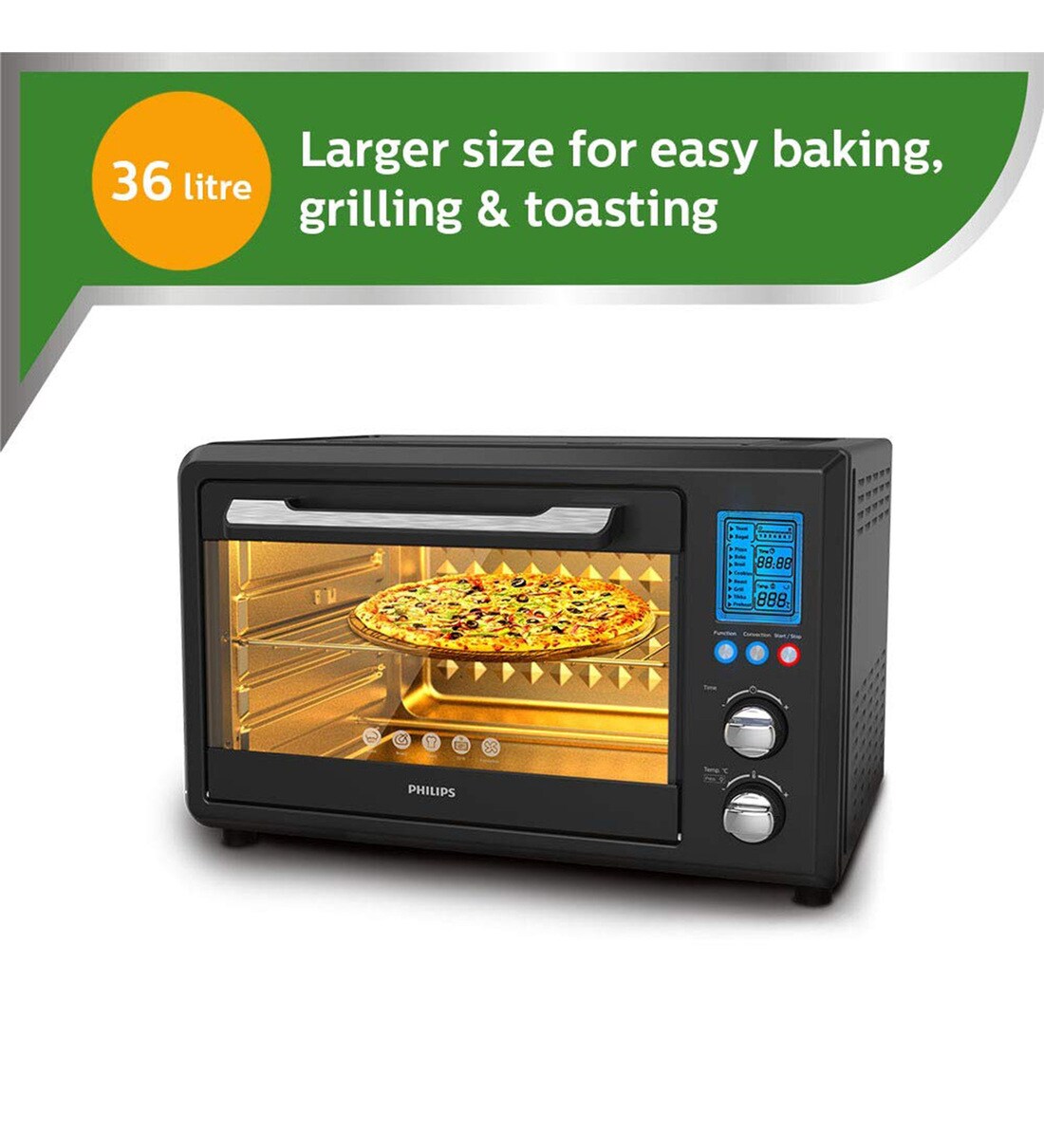 Buy Philips HD6976/00 36 Litre Digital Oven Toaster Grill with LED
