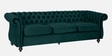 Phenomenal Velvet 3 Seater Sofa in Green Colour