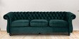Phenomenal Velvet 3 Seater Sofa in Green Colour
