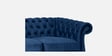 Phenomenal Velvet 3 Seater Sofa in Navy Blue Colour