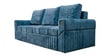 Phoenix Sal Wood  3 Seater Sofa Cum Bed In Blue Colour
