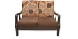 Phoenix Solidwood Two Seater Sofa in Brown Colour