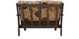 Phoenix Solidwood Two Seater Sofa in Brown Colour