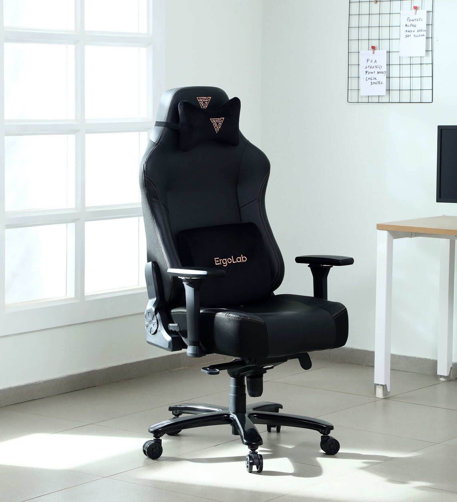 Phantom Fabric Gaming Chair in Black Colour