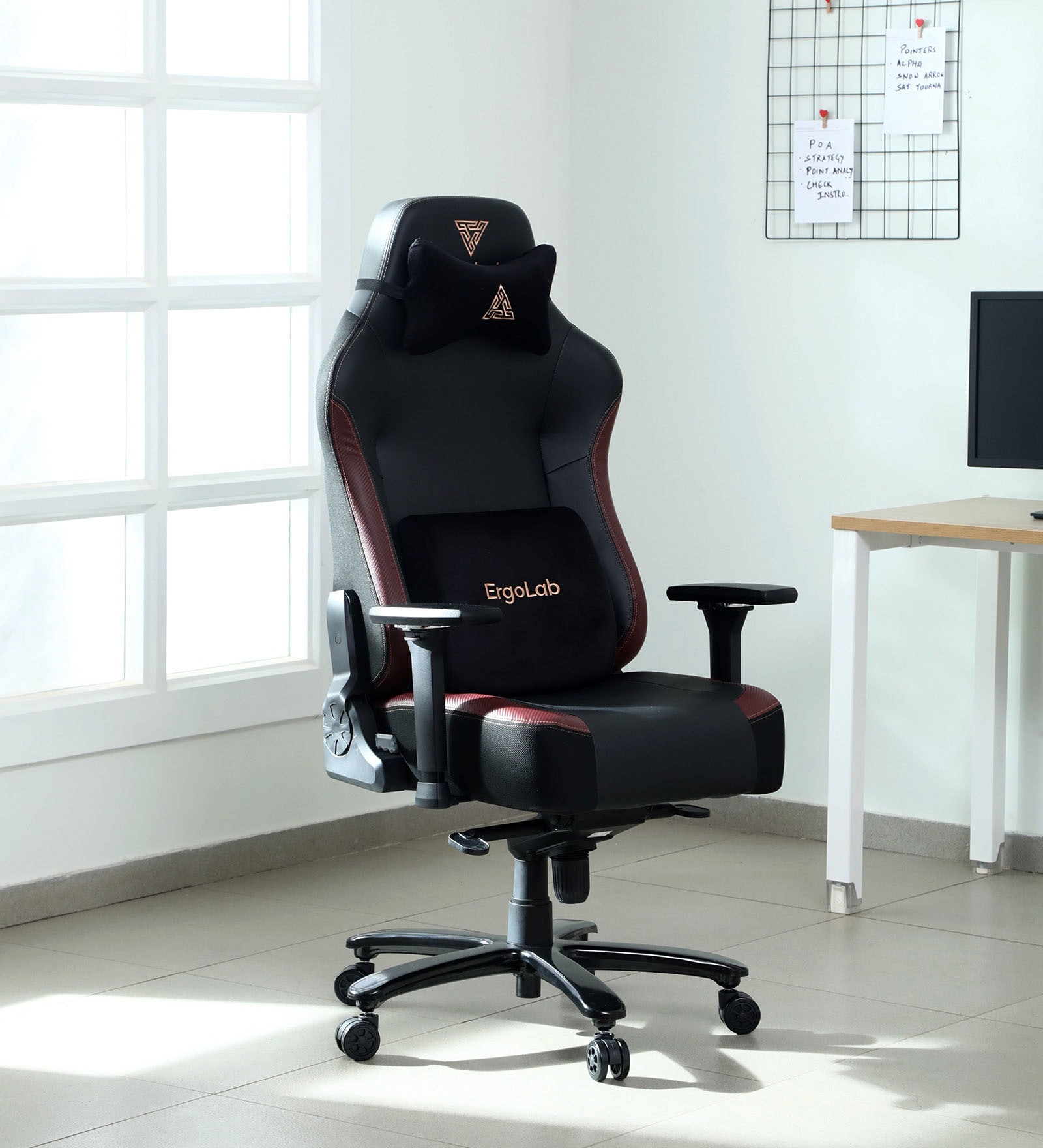 Phantom Fabric Gaming Chair in Burgundy Colour