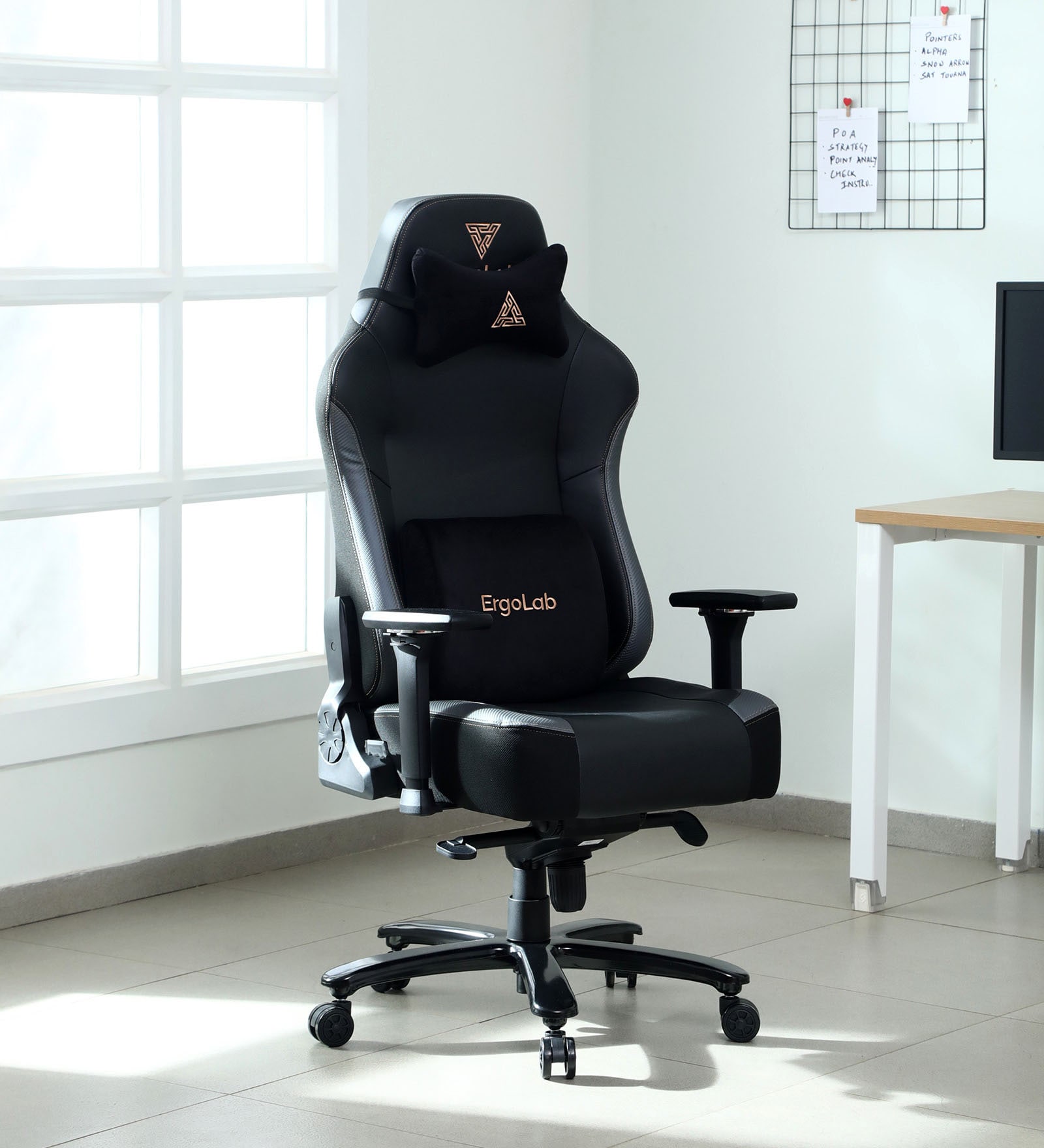 Phantom Fabric Gaming Chair in Grey Colour