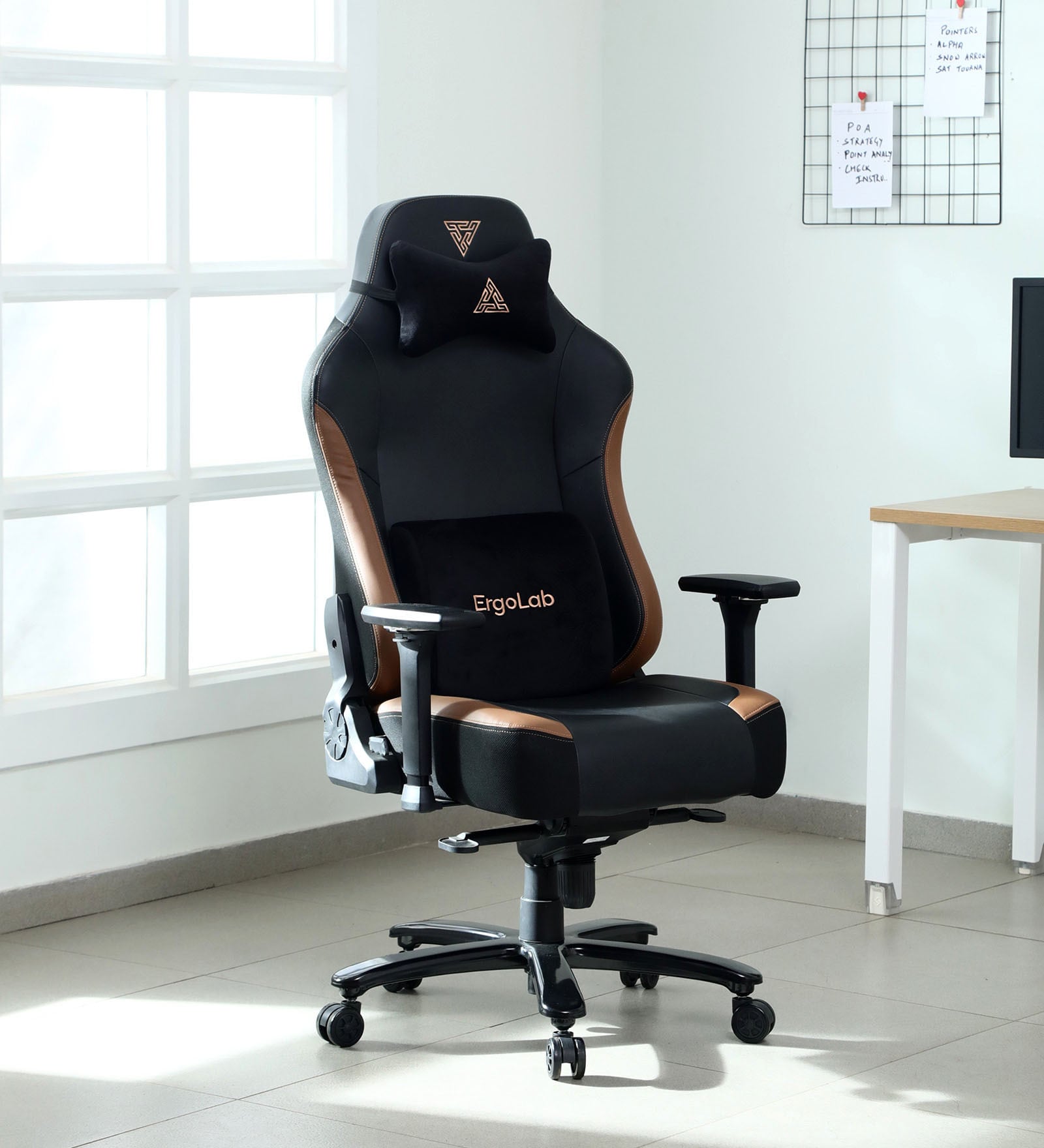 Phantom Fabric Gaming Chair in Tan Colour