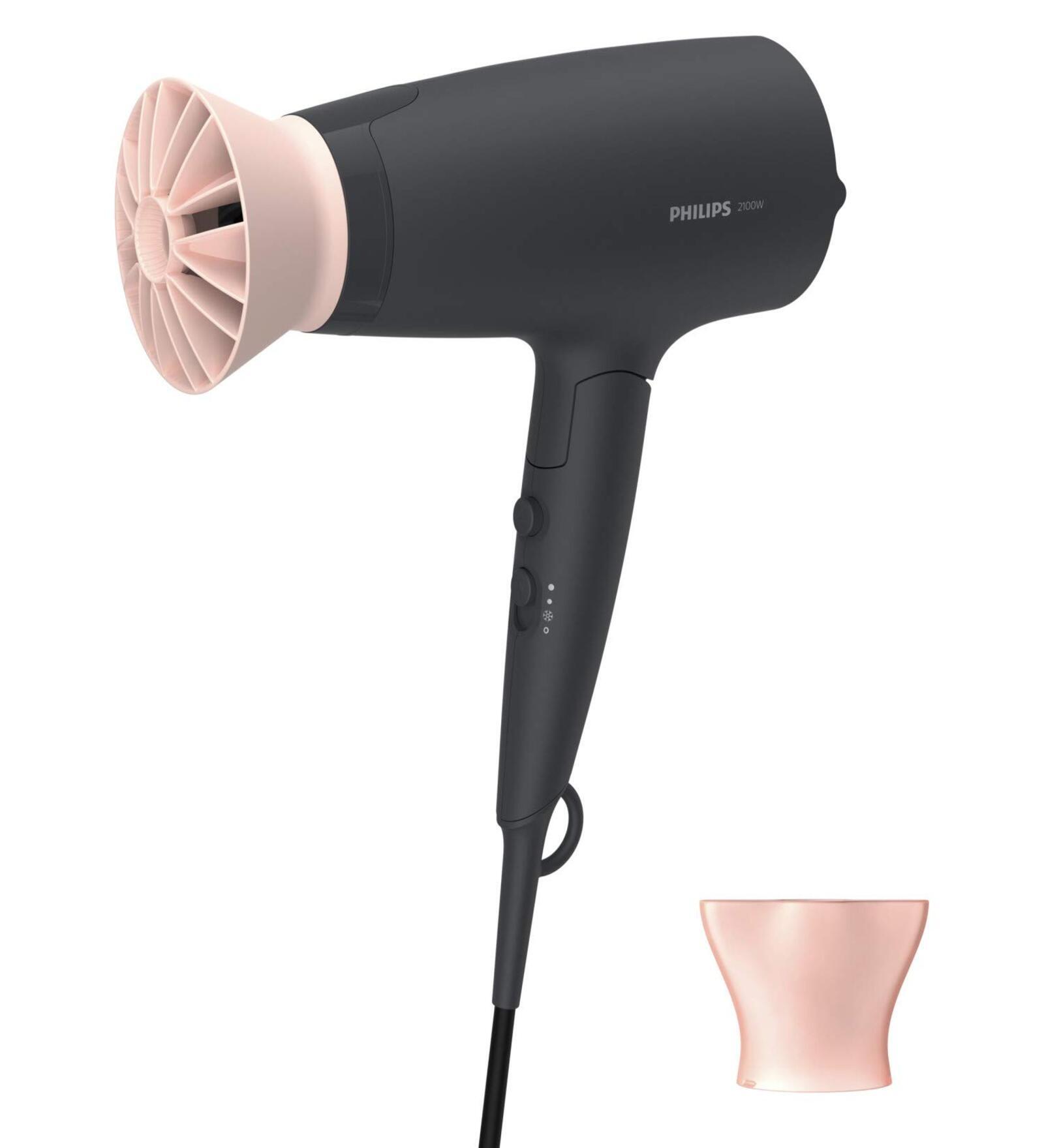 Philips BHD356 Professional 2100 Watts Thermoprotect Hair Dryer with Advanced 6 Heat & Speed Settings (Pink)