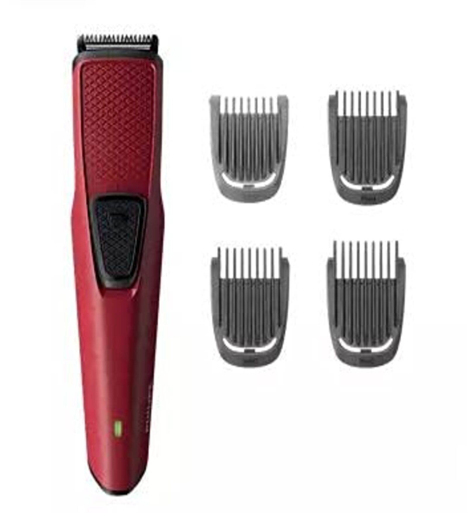 Philips BT1235 Skin-friendly Beard Trimmer with Dura Power Technology (Red)