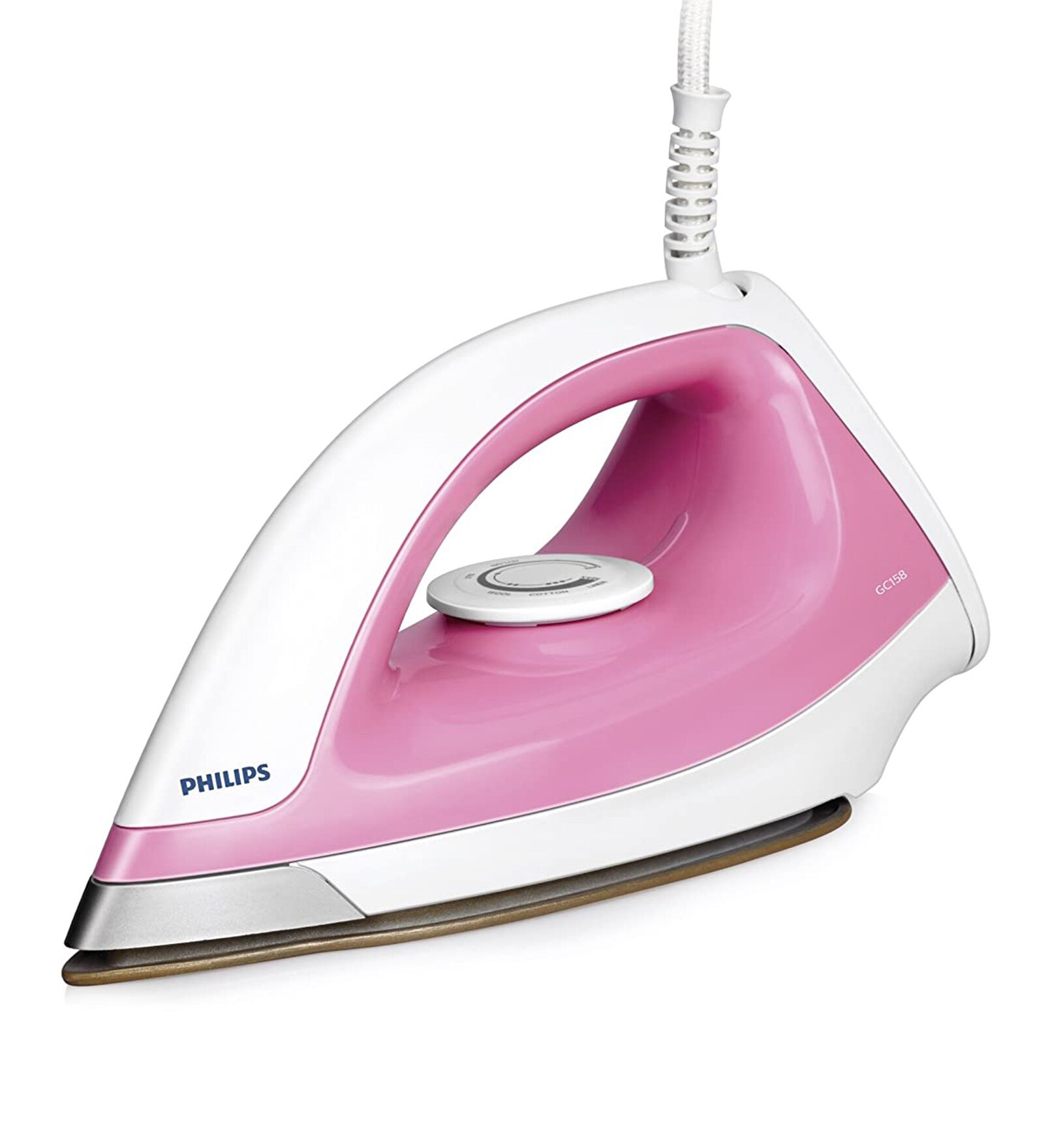 Philips GC158/02 1100-Watt Dry Iron (Pink) Philips GC158/02 1100-Watt Dry Iron (Pink)
