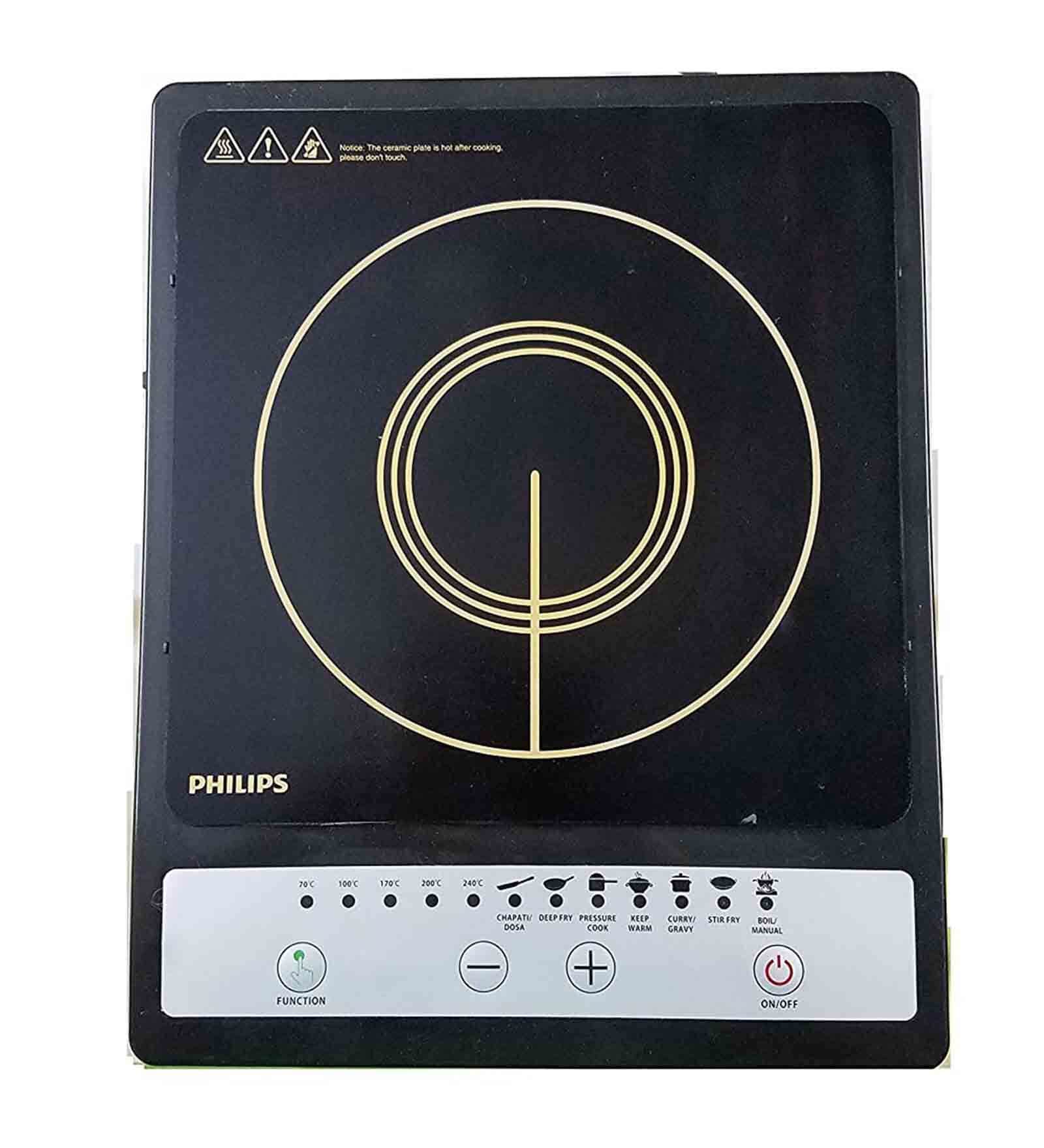 Philips HD-4920 1500W Induction Cooktop in Black Colour
