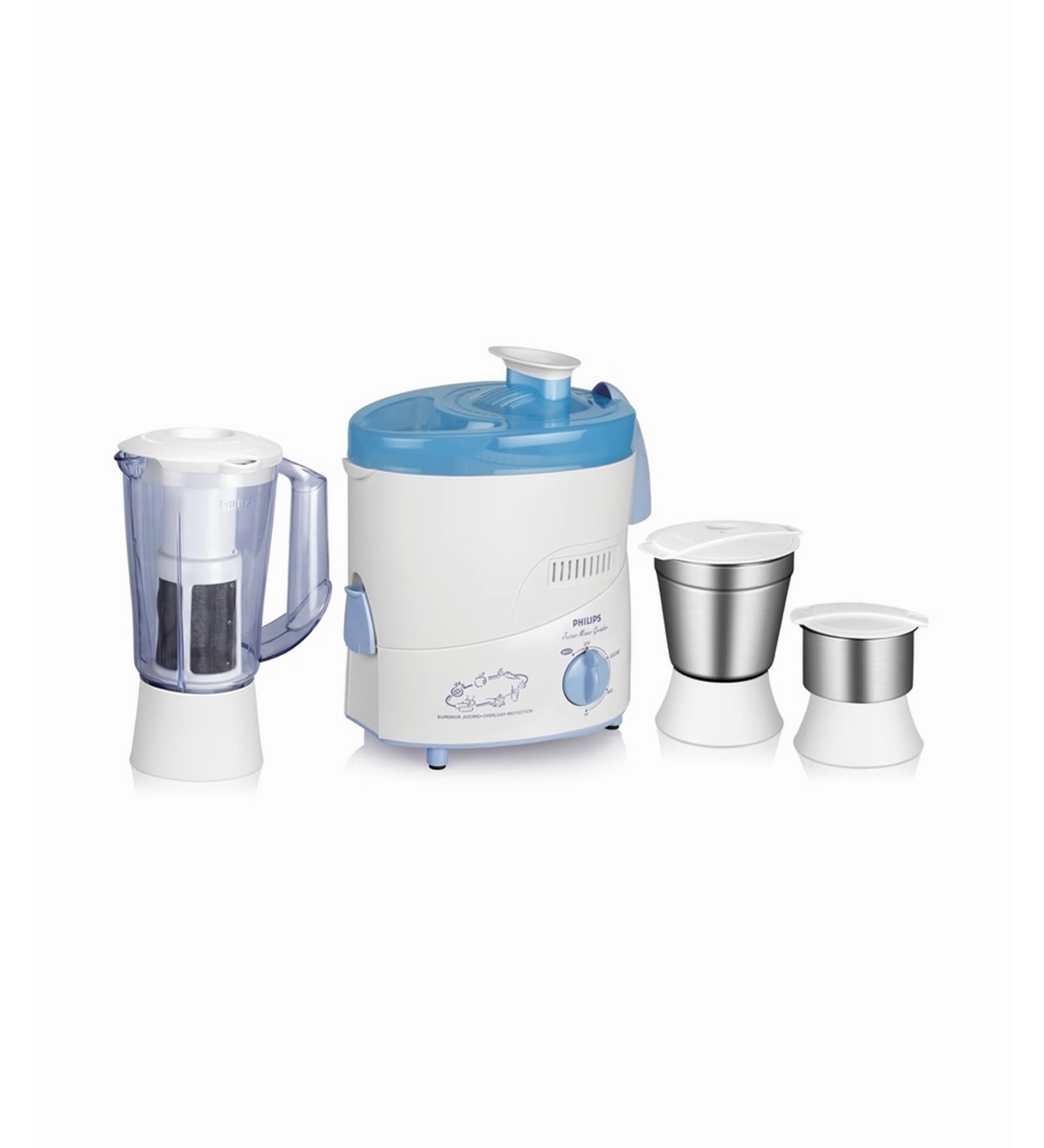 Buy Philips 3 Jars 500W Juicer Mixer Grinder (Model No HL1632) at 14