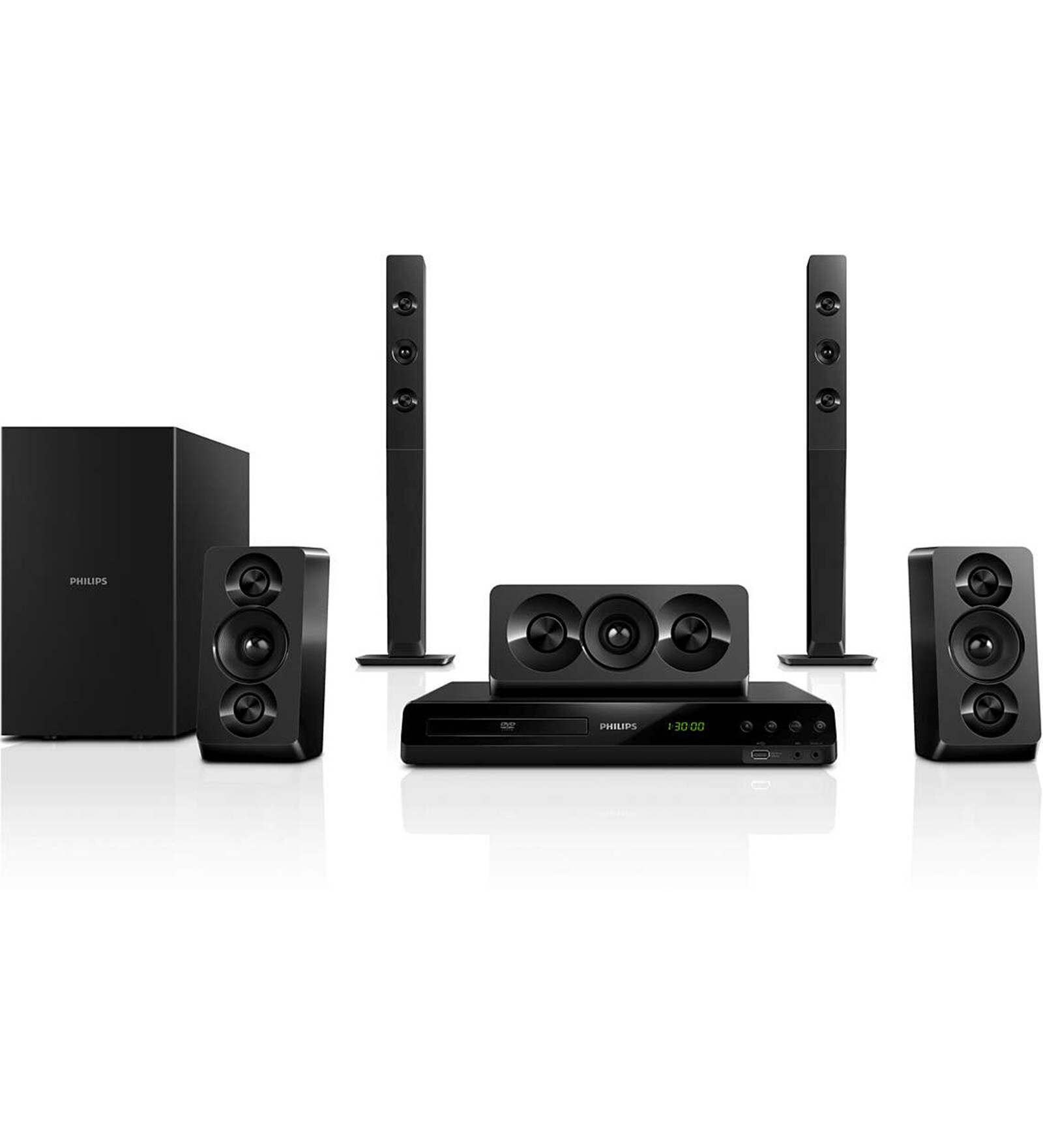 Buy Philips Black 1000W 5.1Ch DVD Home Theatre System (Model No