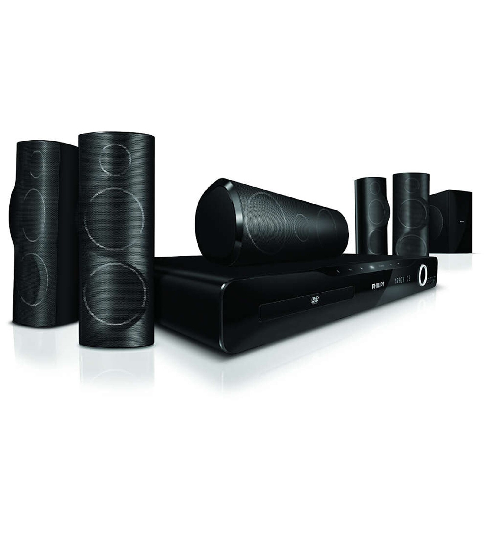 Buy Philips Black 800W 5.1Ch DVD Home Theatre System (Model No HTS5520