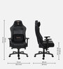 Phantom Fabric Gaming Chair in Black Colour