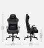 Phantom Fabric Gaming Chair in Grey Colour