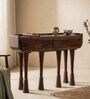 Phase Console Table In Walnut Acacia Wood Finish