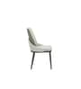 Pheonix American Leatherette Dining Chair In Off White Finish